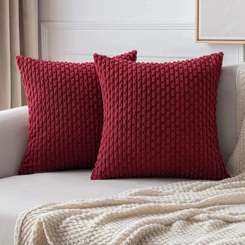 Cord Cushion Covers | Soft Ribbed Boho Texture