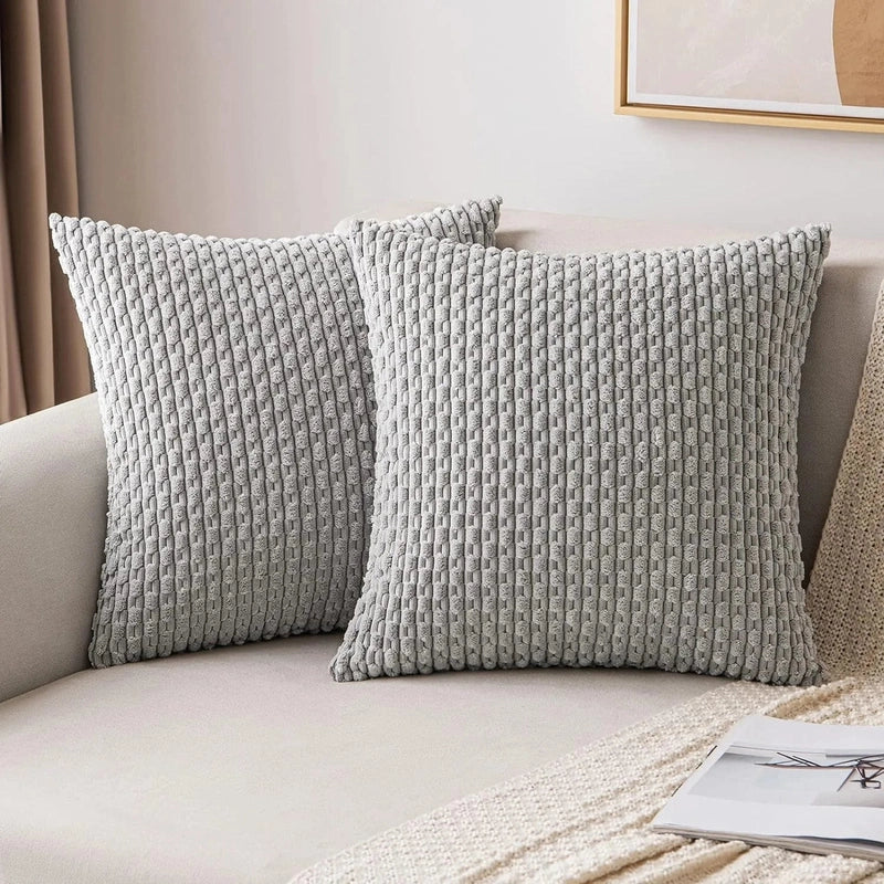Cord Cushion Covers | Soft Ribbed Boho Texture