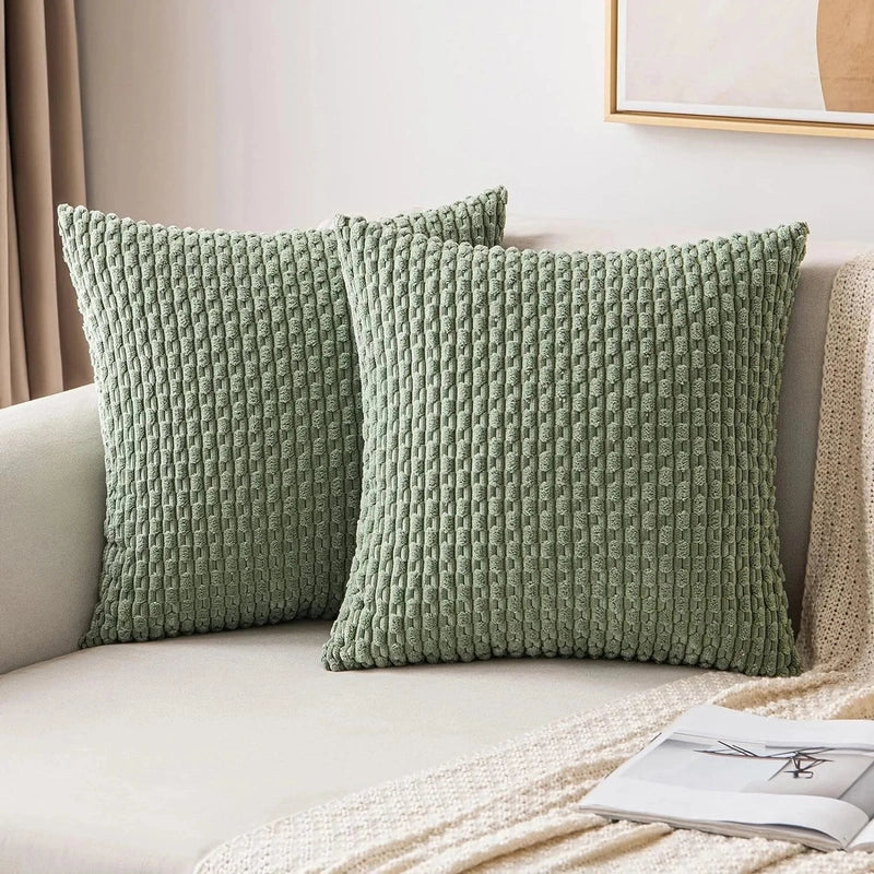 Cord Cushion Covers | Soft Ribbed Boho Texture