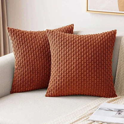 Cord Cushion Covers | Soft Ribbed Boho Texture