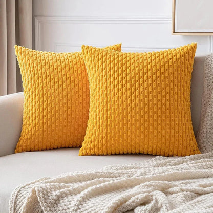 Cord Cushion Covers | Soft Ribbed Boho Texture