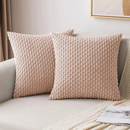 Cord Cushion Covers | Soft Ribbed Boho Texture