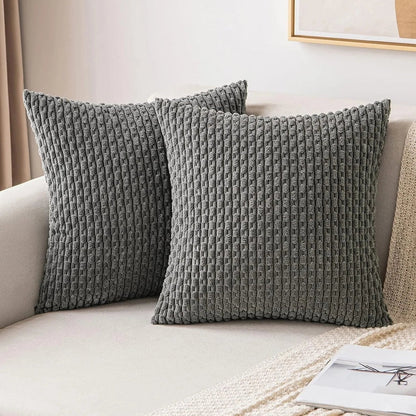 Cord Cushion Covers | Soft Ribbed Boho Texture