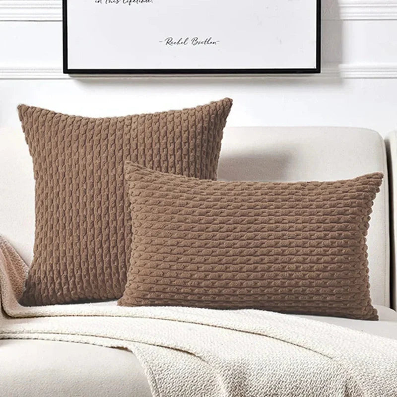 Cord Cushion Covers | Soft Ribbed Boho Texture
