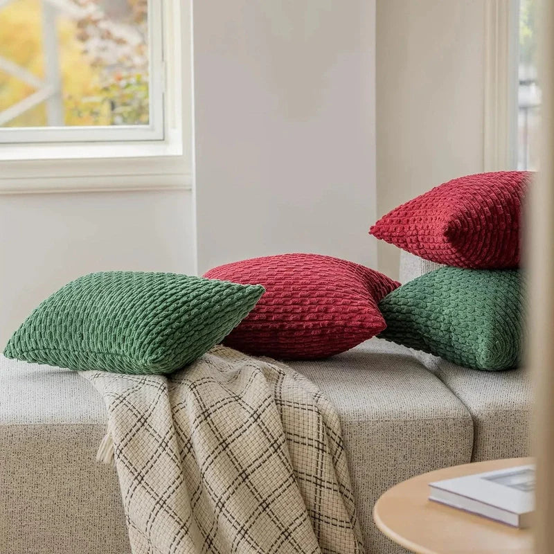 Cord Cushion Covers | Soft Ribbed Boho Texture