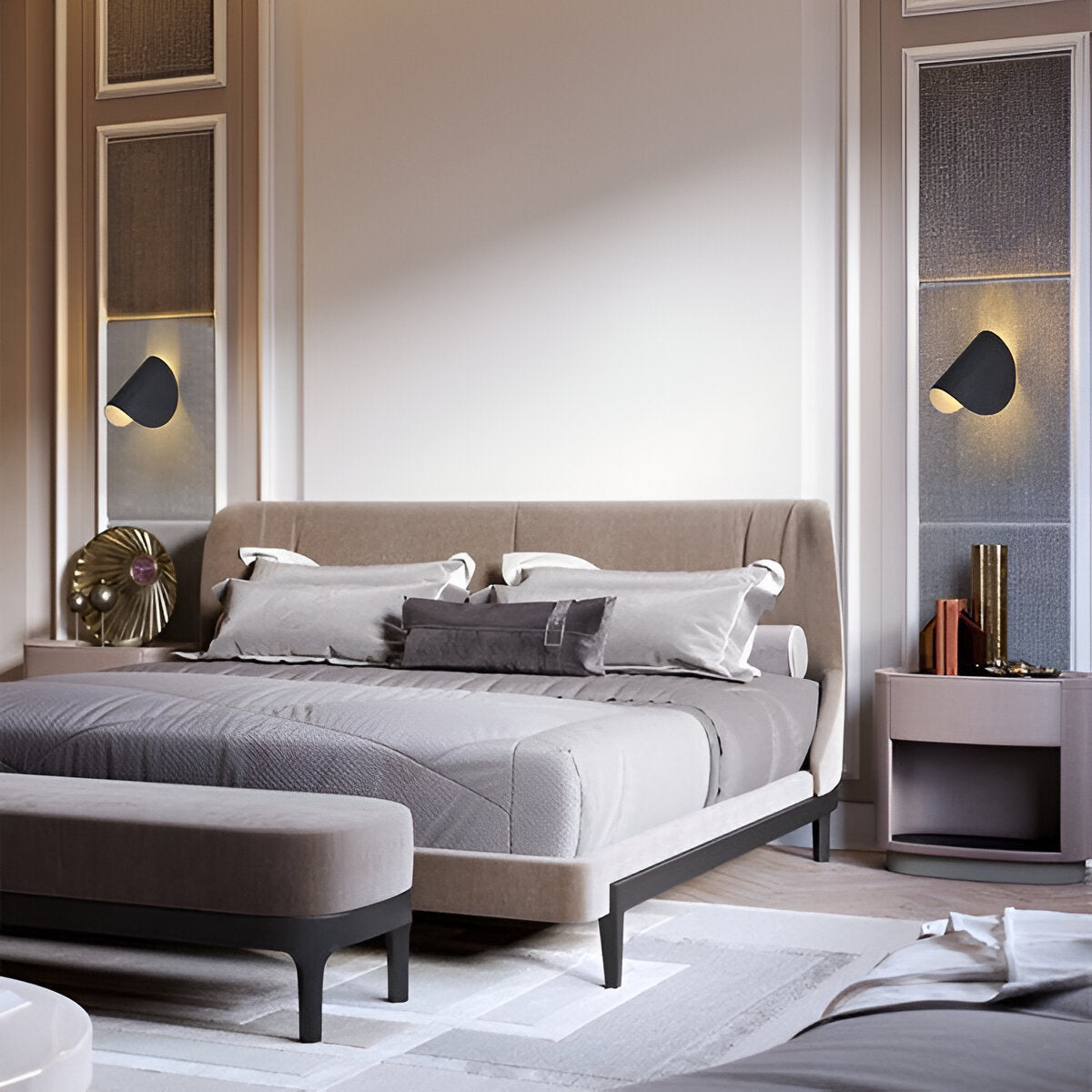 Wall Light | Rotatable Curve-Design Lamp