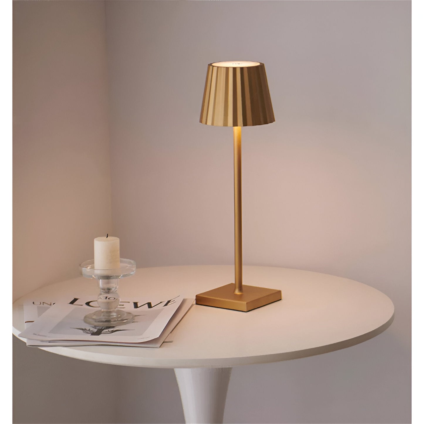 LED Cordless Table Lamp | Touch-Dimmable Modern Design