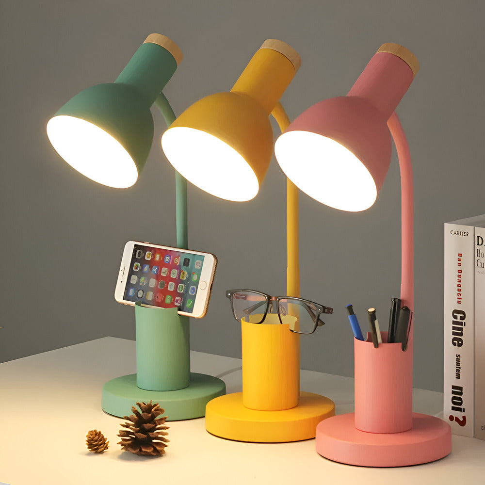 Modern Nordic Desk Lamp with Storage