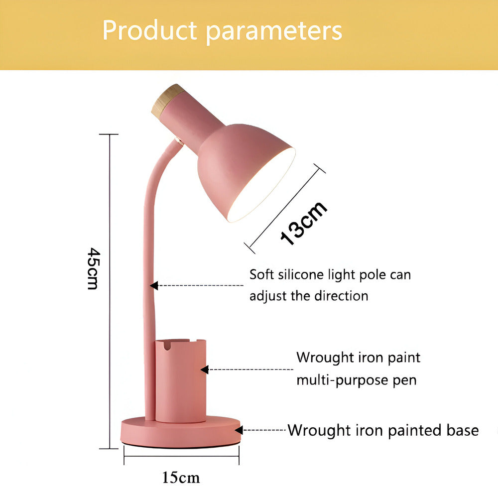 Modern Nordic Desk Lamp with Storage