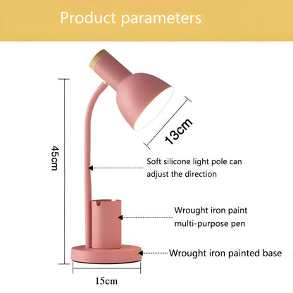 Modern Nordic Desk Lamp with Storage