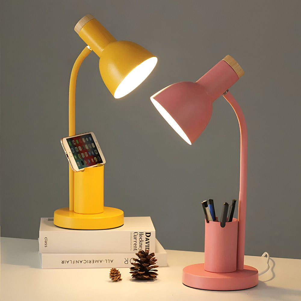 Modern Nordic Desk Lamp with Storage