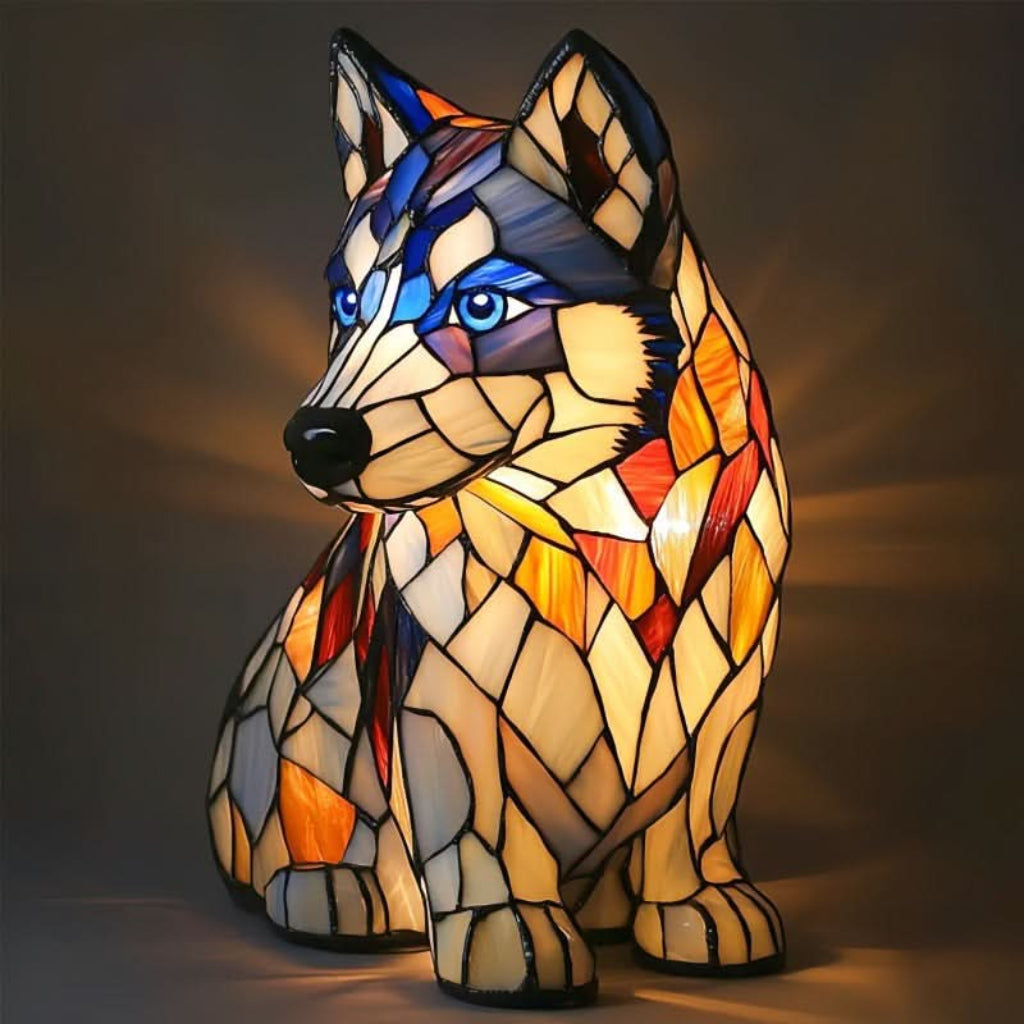 Art LED Night Lamp Dog Breeds Home Decoration