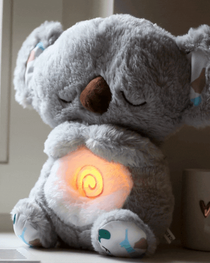 Trendande Koala och Stitch med lugnande andetag och musik
