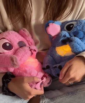 Trendande Koala och Stitch med lugnande andetag och musik