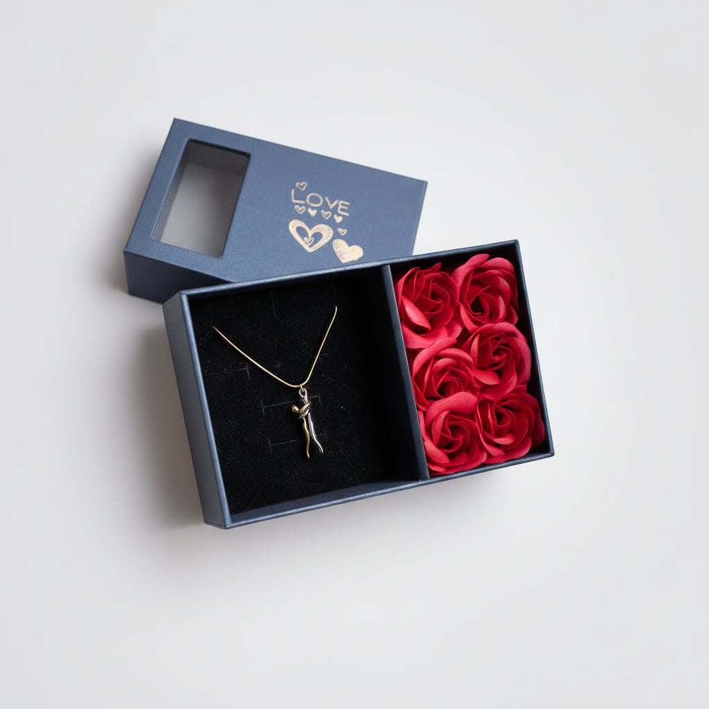 Inseparable Necklace Stainless Steel Gold Silver Plating
