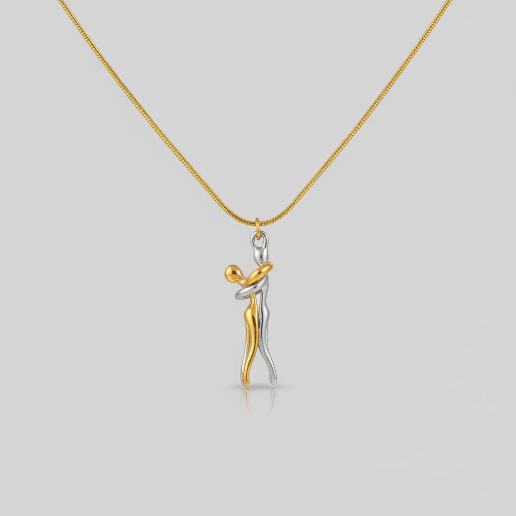Inseparable Necklace Stainless Steel Gold Silver Plating