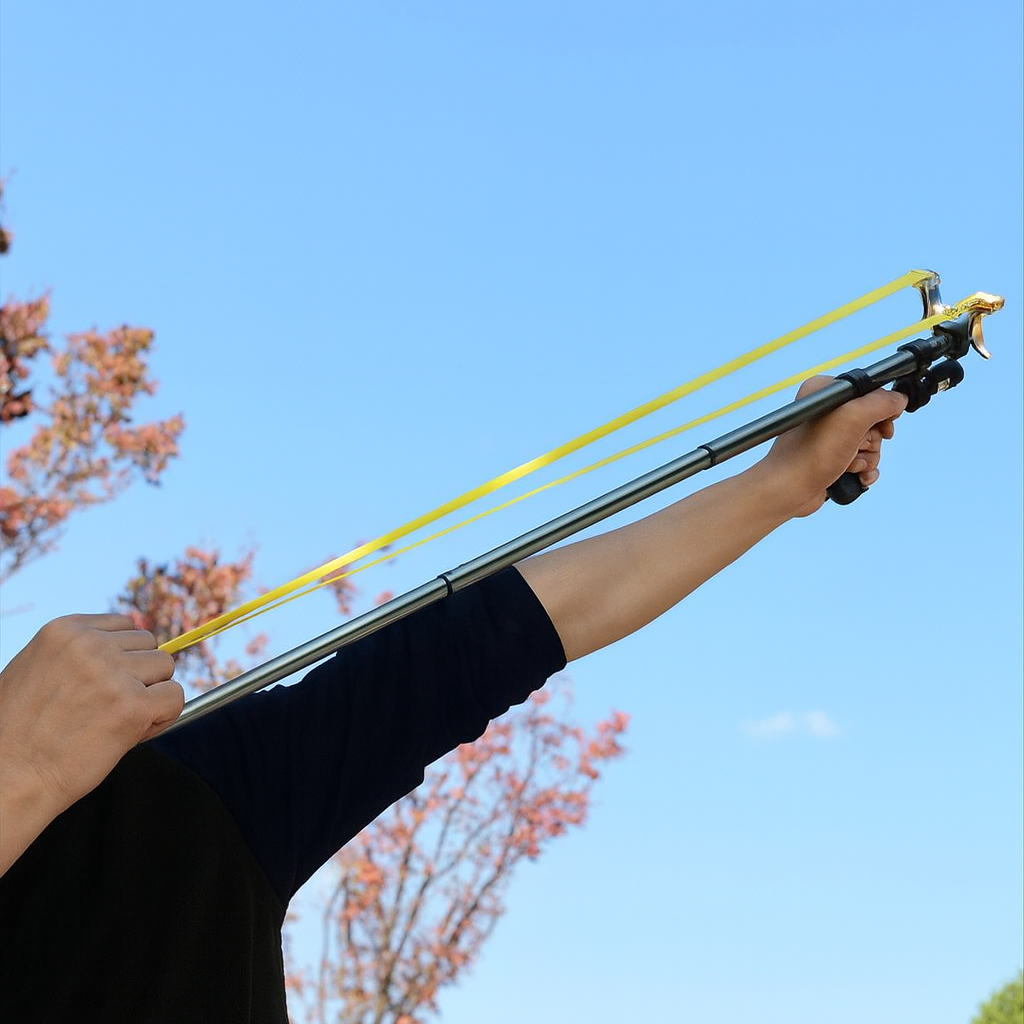 Slingshot High Power Telescopic Metal Hunting Launcher
