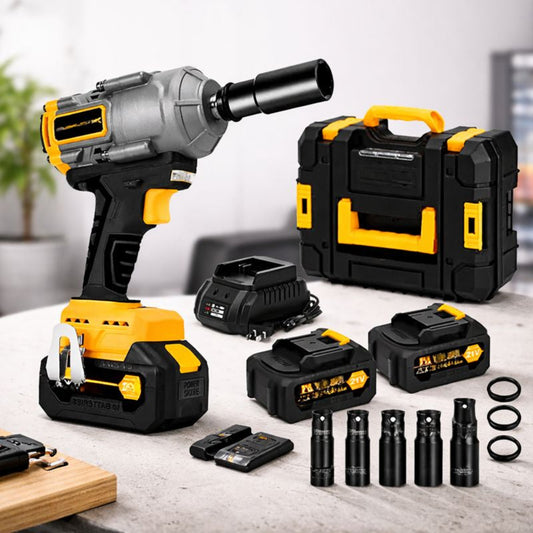 Impact Wrench Cordless Brushless Electric Tool High Torque Set