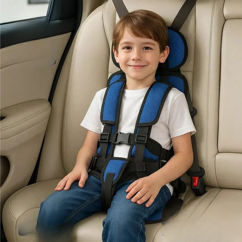 Travel Car Seat for Toddlers Portable Foldable 5 Point Harness