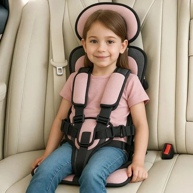 Travel Car Seat for Toddlers Portable Foldable 5 Point Harness