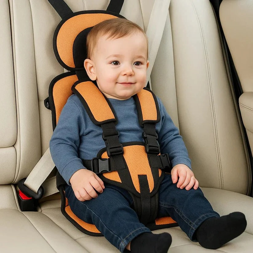 Travel Car Seat for Toddlers Portable Foldable 5 Point Harness
