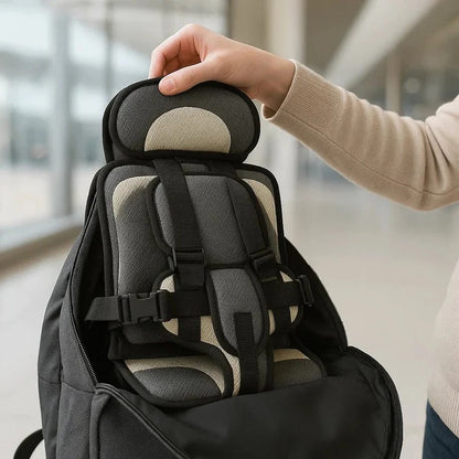 Travel Car Seat for Toddlers Portable Foldable 5 Point Harness