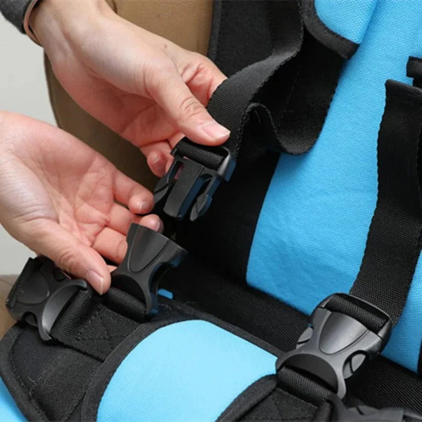 Travel Car Seat for Toddlers Portable Foldable 5 Point Harness