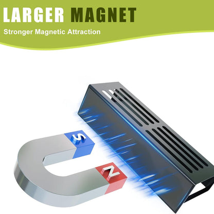 Kitchen Shelf Magnetic Refrigerator Organizer Metal Storage