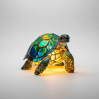 AnimalGlow Table Lamp | Stained-Glass Style Animal Design