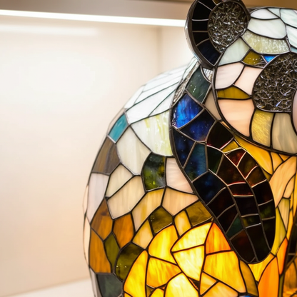 AnimalGlow Table Lamp | Stained-Glass Style Animal Design