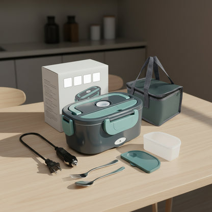 Electric Lunch Box Food Warmer Portable Heater Car Home