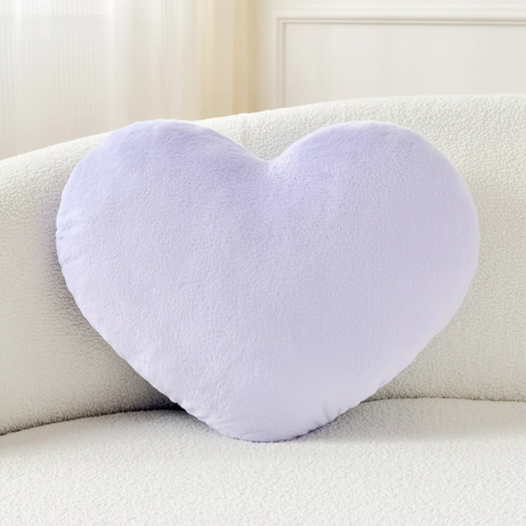 Soft Heart Shaped Plush Pillow Valentines Day Gift Women
