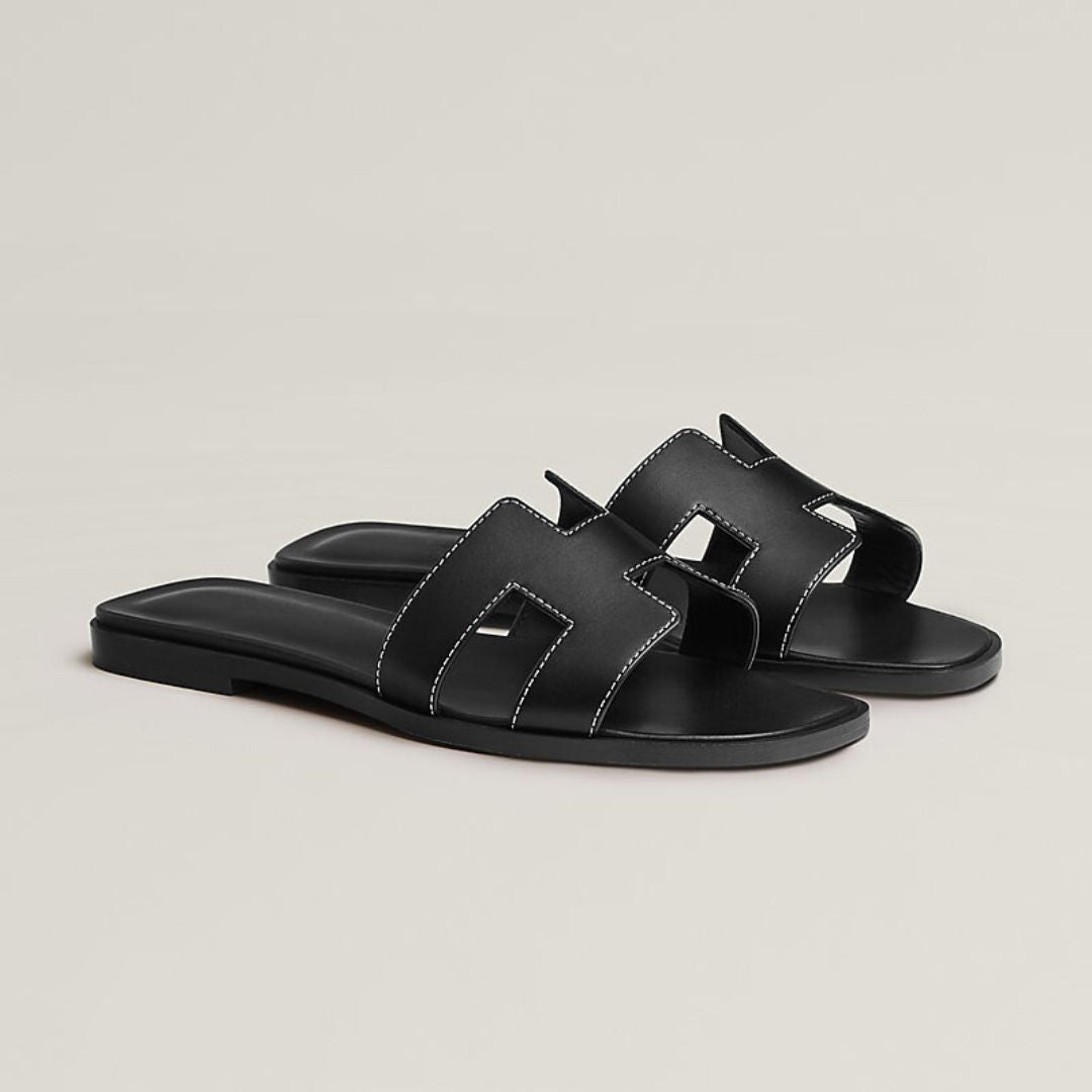Sandals Women Leather Flat Comfortable Walking Summer Dress Shoes