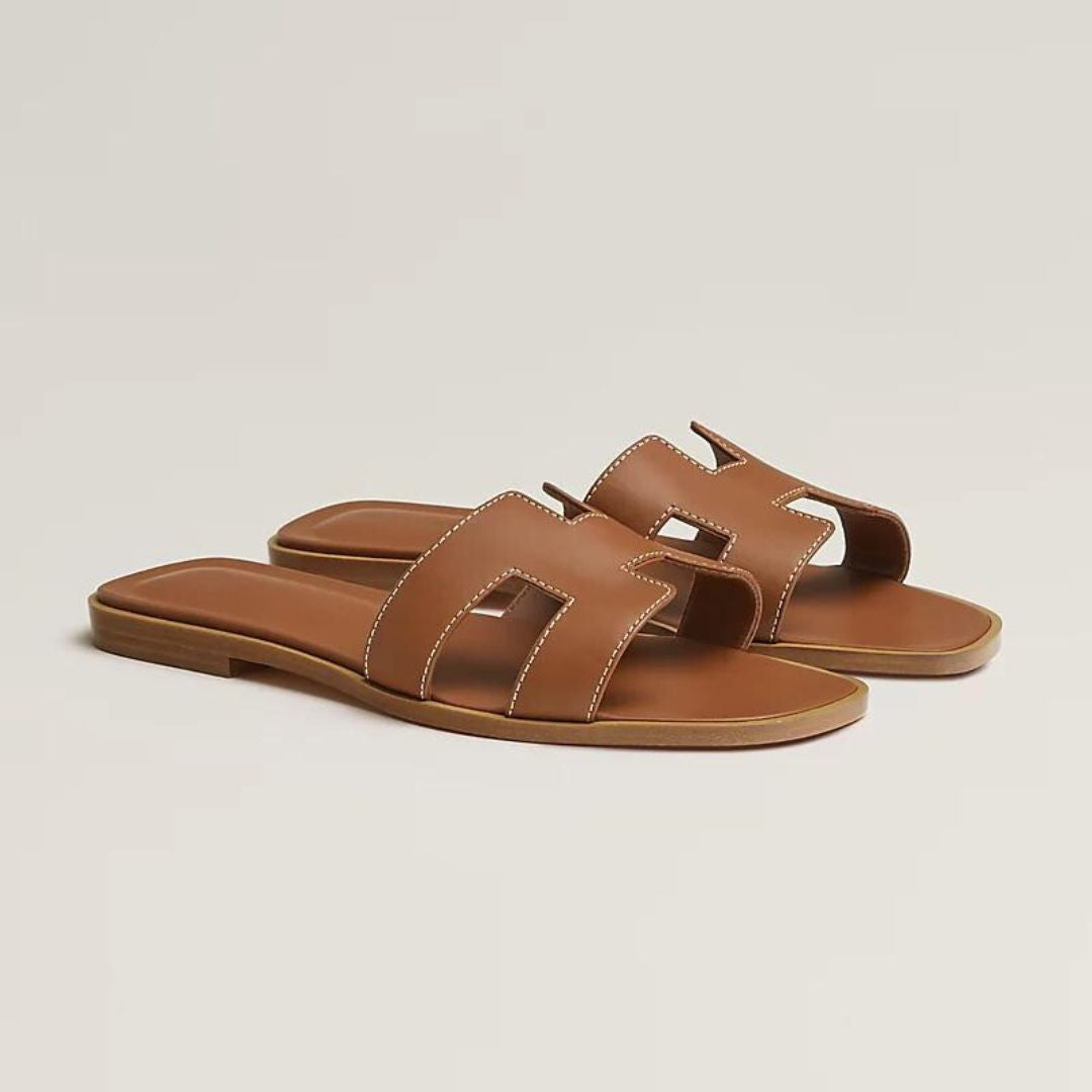 Sandals Women Leather Flat Comfortable Walking Summer Dress Shoes