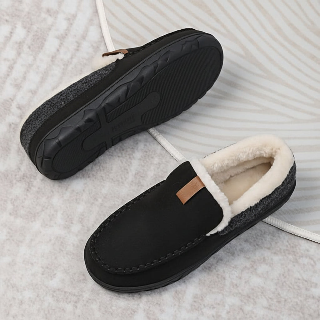 Mens Loafers Warm Comfortable Shoes Winter Wear