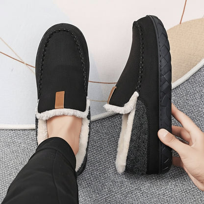 Mens Loafers Warm Comfortable Shoes Winter Wear