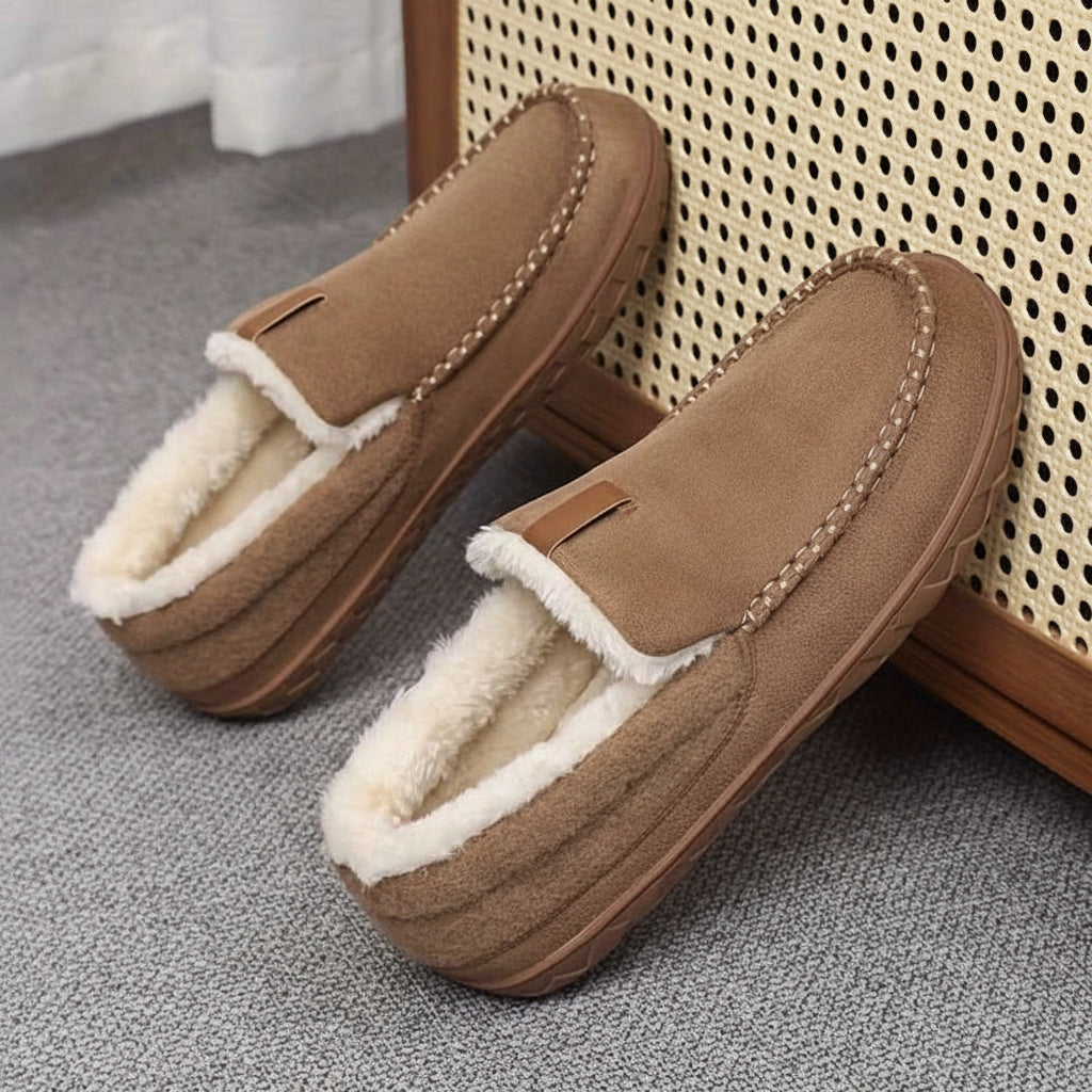 Mens Loafers Warm Comfortable Shoes Winter Wear