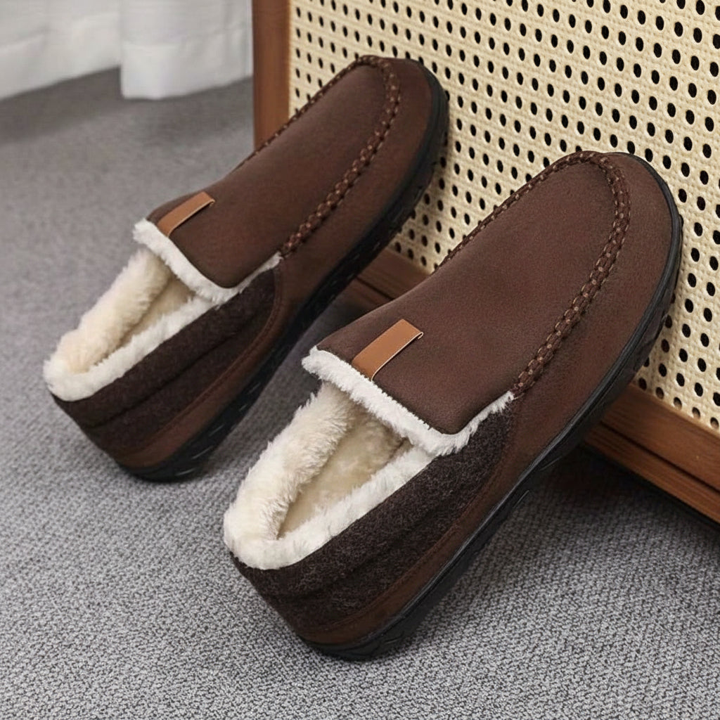 Mens Loafers Warm Comfortable Shoes Winter Wear