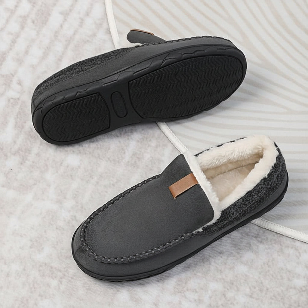 Mens Loafers Warm Comfortable Shoes Winter Wear