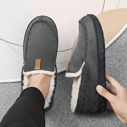 Mens Loafers Warm Comfortable Shoes Winter Wear