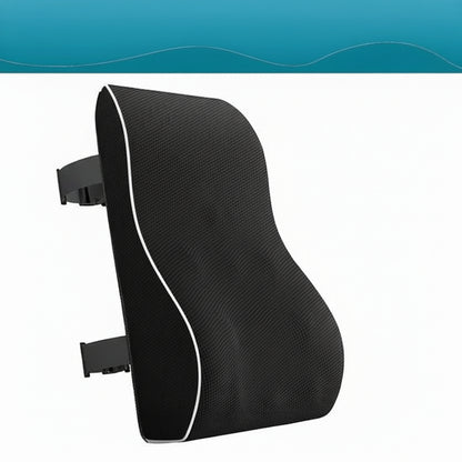 Lumbar Support Pillow Office Chair Back Cushion Mesh Cover