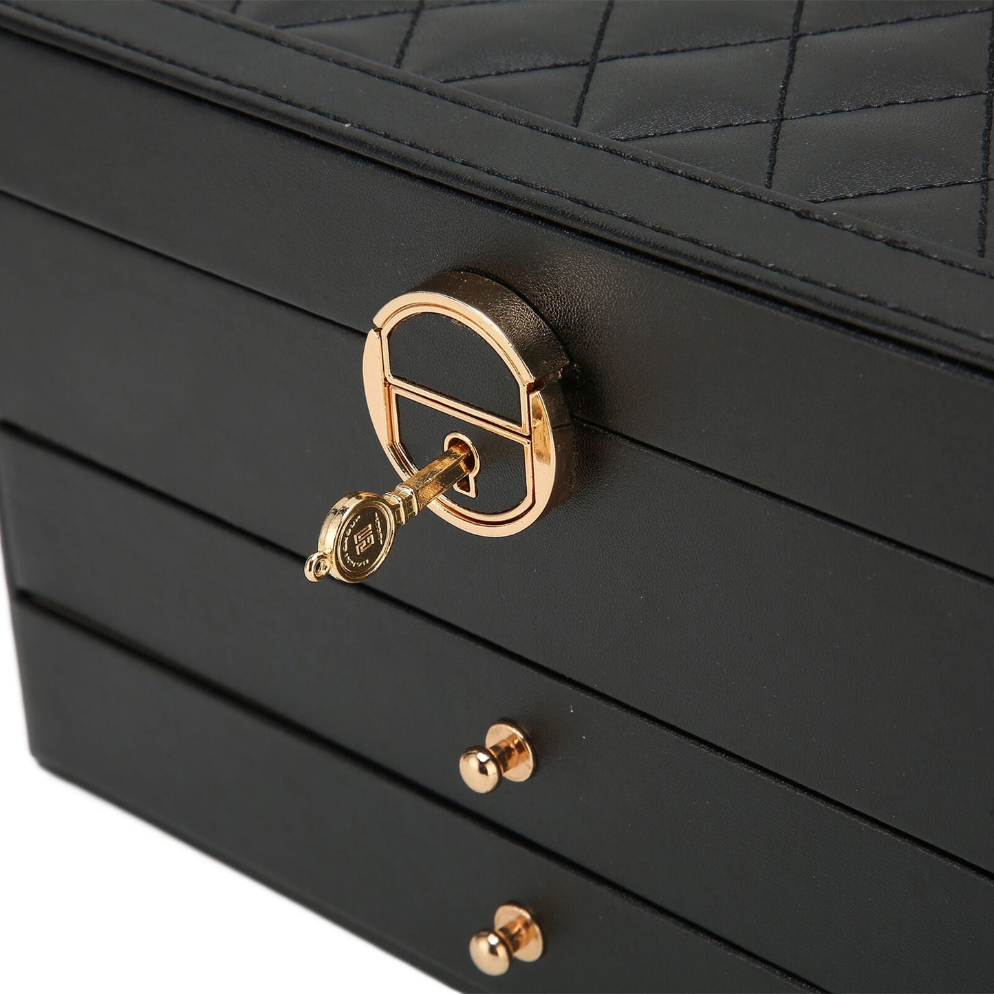 Multi-Layer Leather Jewelry Box | Rings, Necklaces & Bracelets | Organized Storage
