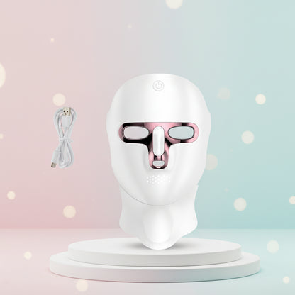 7 Color LED Facial Mask Neck Photon Skin Rejuvenation Whitening