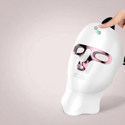 7 Color LED Facial Mask Neck Photon Skin Rejuvenation Whitening