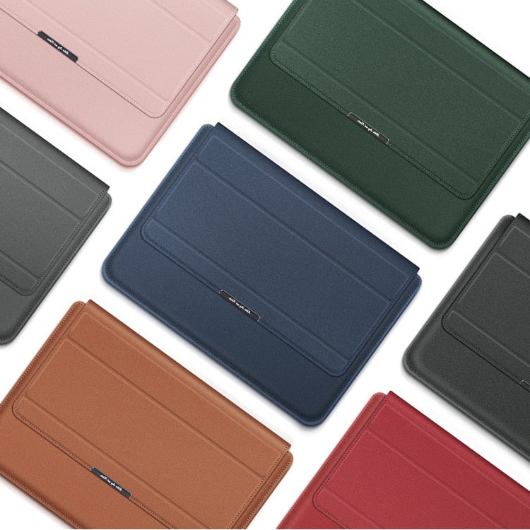 Laptop Sleeve | Foldable Stand Case with PU Exterior