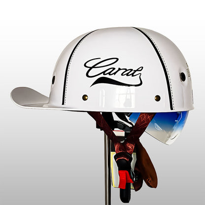 Motorcycle Helmet Half Face Safety DOT Approved Lightweight Riding Helmet