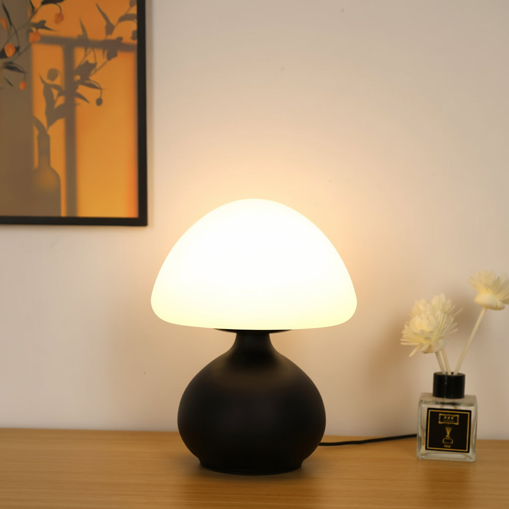 Modern Creative Mushroom Table Lamp LED 3 Color Lighting