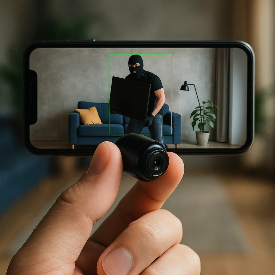 NexaGuard Smart Mini WiFi Camera | 1080P HD | 140° Wide Angle | Night Vision | Motion Alerts