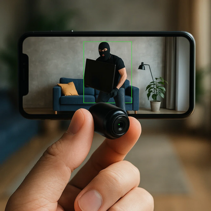 NexaGuard Smart Mini WiFi Camera | 1080P HD | 140° Wide Angle | Night Vision | Motion Alerts