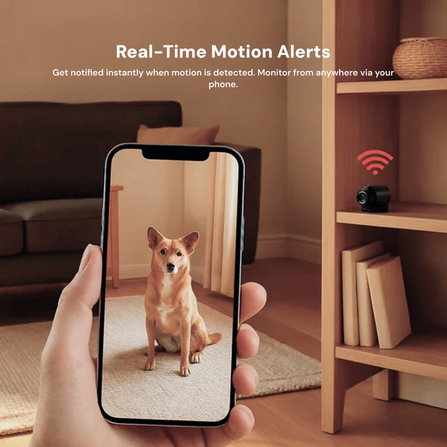 NexaGuard Smart Mini WiFi Camera | 1080P HD | 140° Wide Angle | Night Vision | Motion Alerts